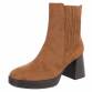 Damen High-Heel Stiefeletten - camel