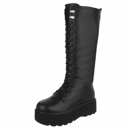 Damen Schnürstiefel - black