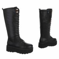 Damen Schnürstiefel - black