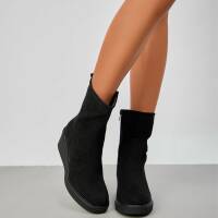 Damen Keilstiefeletten - black