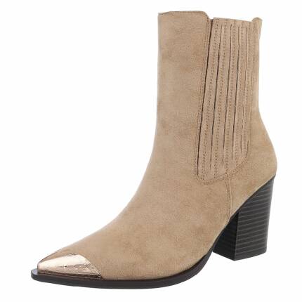 Damen Western- & Bikerboots - khaki