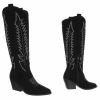 Damen Western- & Bikerboots - black