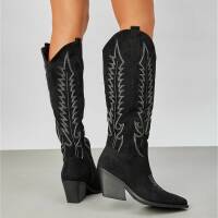 Damen Western- & Bikerboots - black