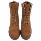 Damen Schnürstiefeletten - camel