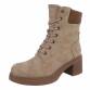 Damen Schnürstiefeletten - khaki