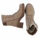 Damen Schnürstiefeletten - khaki