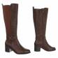 Damen High-Heel Stiefel - brown