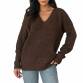 Damen Strickpullover von Emma&Ashley Gr. One Size - brown