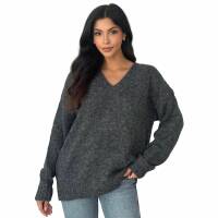 Damen Strickpullover von Emma&Ashley Gr. One Size - grey