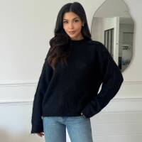 Damen Strickpullover von Emma&Ashley Gr. One Size - DK.blue