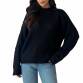 Damen Strickpullover von Emma&Ashley Gr. One Size - DK.blue