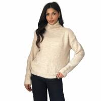 Damen Strickpullover von Emma&Ashley Gr. One Size - beige