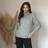 Damen Strickpullover von Emma&Ashley Gr. One Size - L.grey