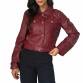Damen Bikerjacke von Emma&Ashley - bordeaux