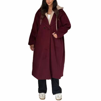 Damen Mantel von Emma&Ashley - bordeaux