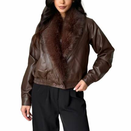 Damen Winterjacke von Emma&Ashley - brown