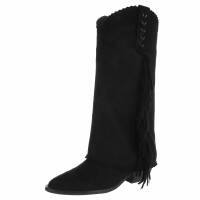 Damen Western- & Bikerboots - black