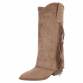 Damen Western- & Bikerboots - khaki
