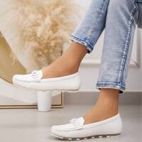 Damen Mokassins - white