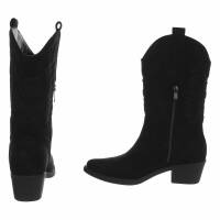 Damen Western- & Bikerboots - black