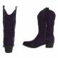 Damen Western- & Bikerboots - purple