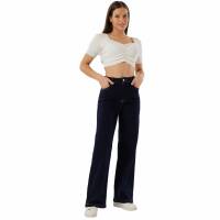 Damen High Waist Jeans von Laulia - DK.blue
