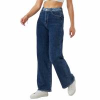 Damen High Waist Jeans von Laulia - blue