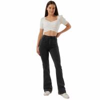 Damen Bootcut Jeans von Laulia - DK.grey
