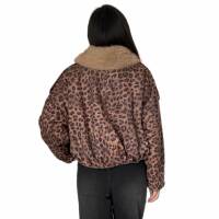 Damen Winterjacke von Emma&Ashley - leopard