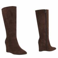 Damen High-Heel Stiefel - bbrown
