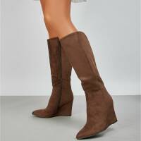 Damen High-Heel Stiefel - bbrown