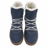 Damen Schnürstiefel - blue