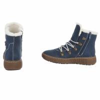 Damen Schnürstiefel - blue