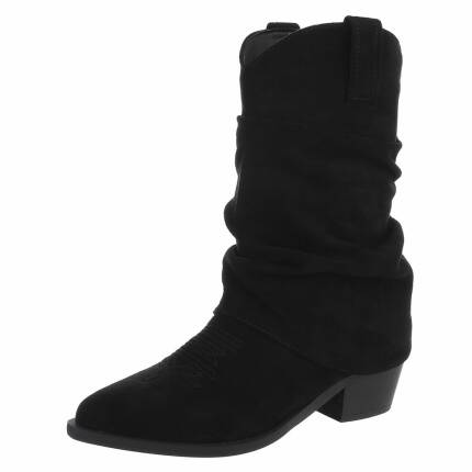 Damen Western- & Bikerboots - black