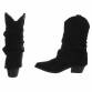 Damen Western- & Bikerboots - black