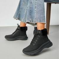 Damen Schnürstiefeletten - black