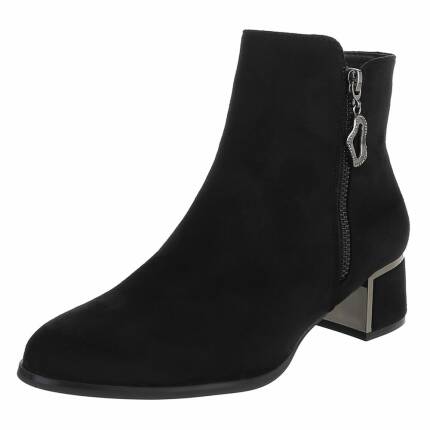 Damen High-Heel Stiefeletten - black