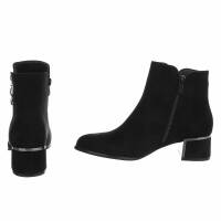 Damen High-Heel Stiefeletten - black