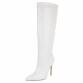 Damen High-Heel Stiefel - white