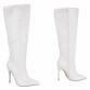 Damen High-Heel Stiefel - white