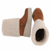 Damen Winterstiefeletten - camel