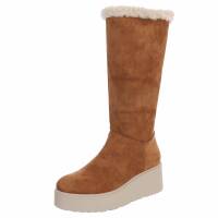 Damen Winterstiefeletten - camel