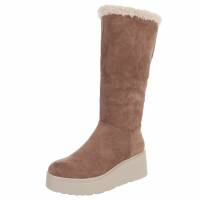 Damen Winterstiefeletten - khaki