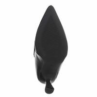 Damen High-Heel Stiefel - blackpu