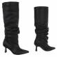 Damen High-Heel Stiefel - blackpu