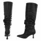 Damen High-Heel Stiefel - blackpu