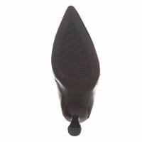 Damen High-Heel Stiefel - brownpu