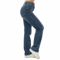 Damen High Waist Jeans von Laulia - blue