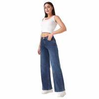 Damen High Waist Jeans von Laulia - blue