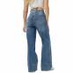 Damen High Waist Jeans von Laulia - blue